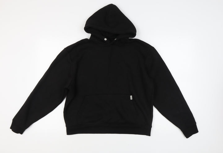 boohooMAN Black Men's Small Pullover Hoodie