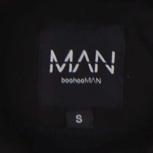 boohooMAN Black Men's Small Pullover Hoodie