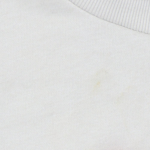 Zara Women's Ivory Roll Neck Sweatshirt, Size S, Casual Warm