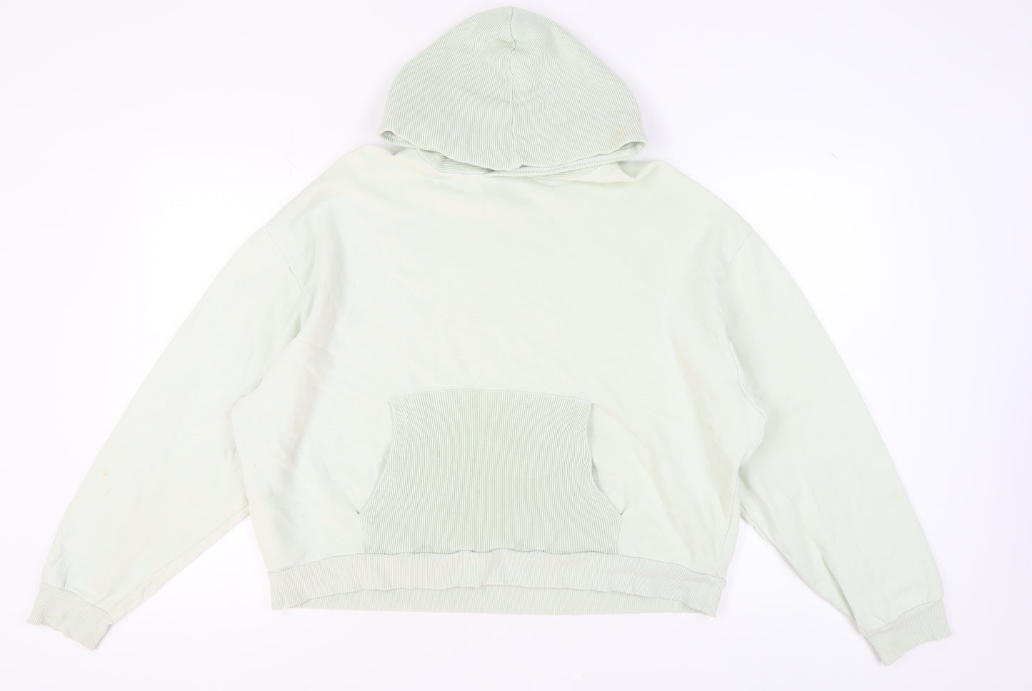 ASOS DESIGN Women's Green Floral Hoodie L