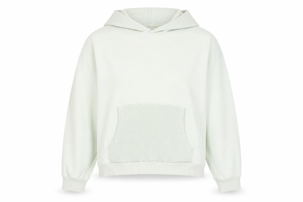 ASOS DESIGN Women's Green Floral Hoodie L