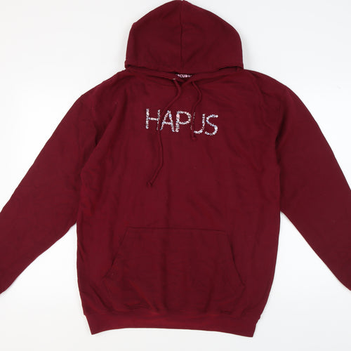 Silvercuddles Unisex Red Pullover Hoodie L