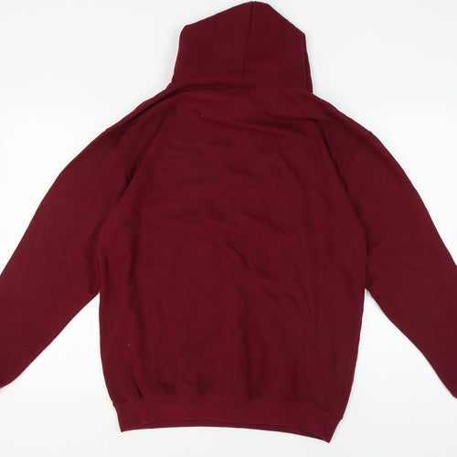Silvercuddles Unisex Red Pullover Hoodie L