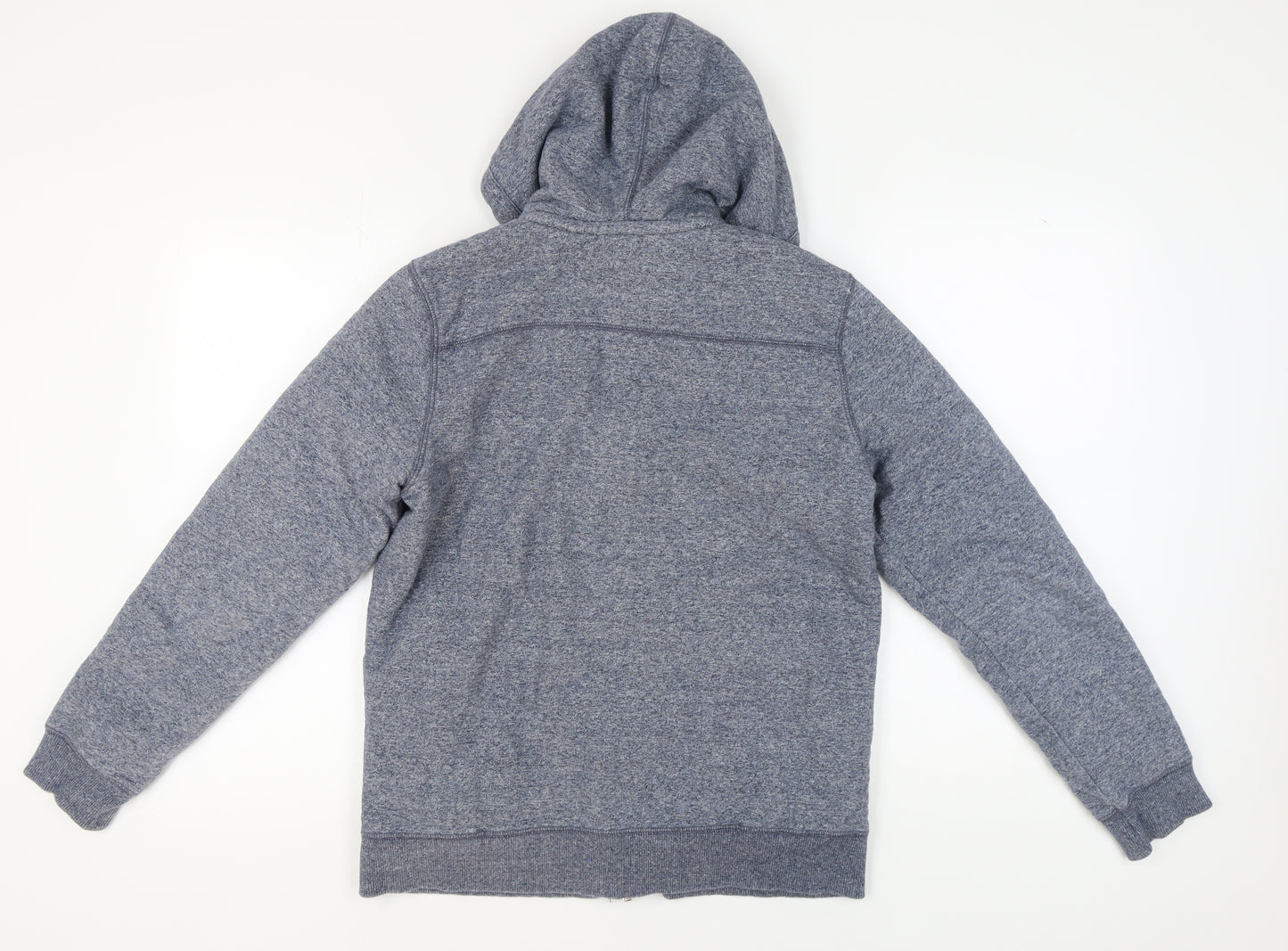 Next Men's Grey Full Zip Hoodie, Medium, Fleece