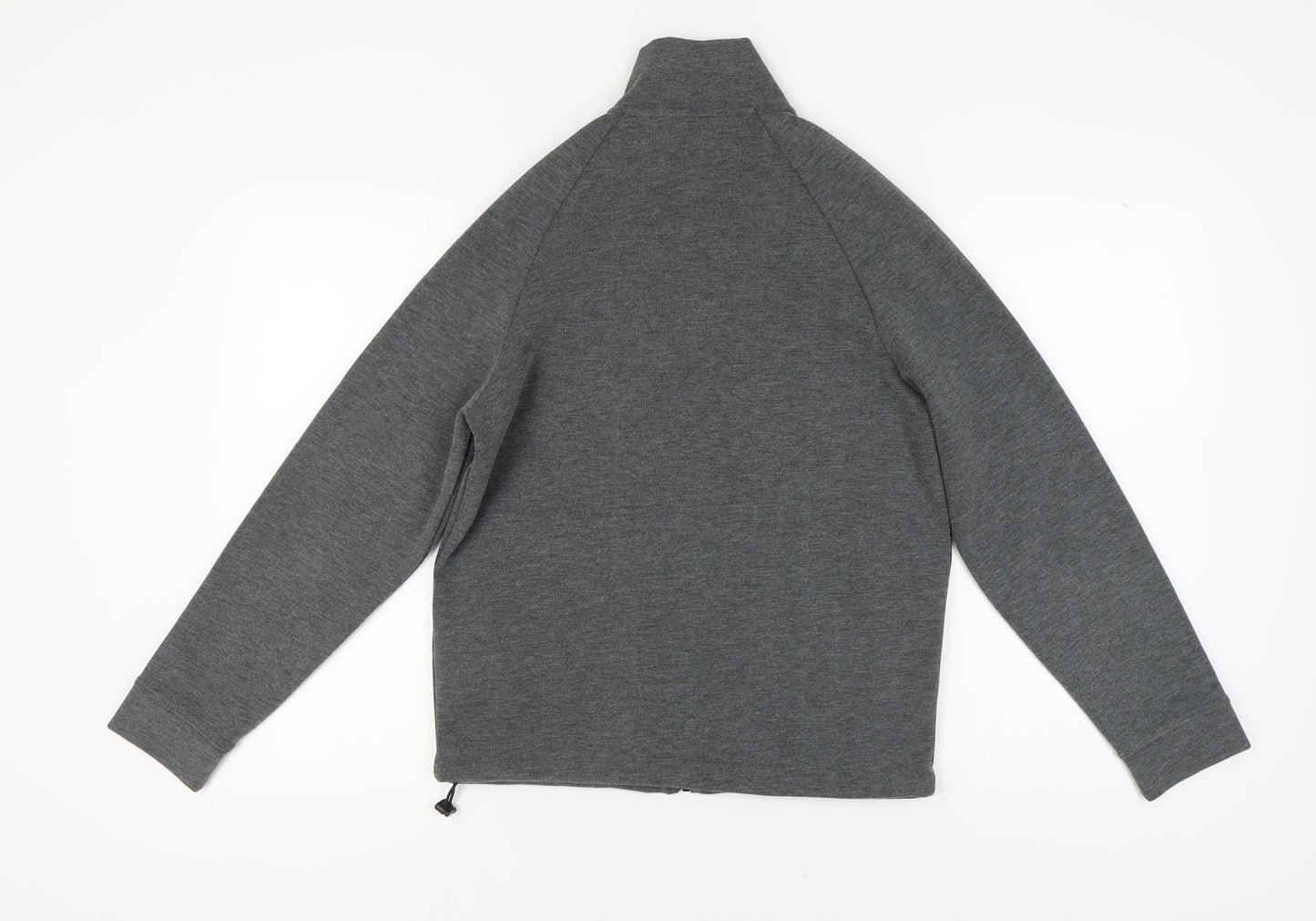 ZARA Women's Grey Full Zip Sweatshirt Size 4