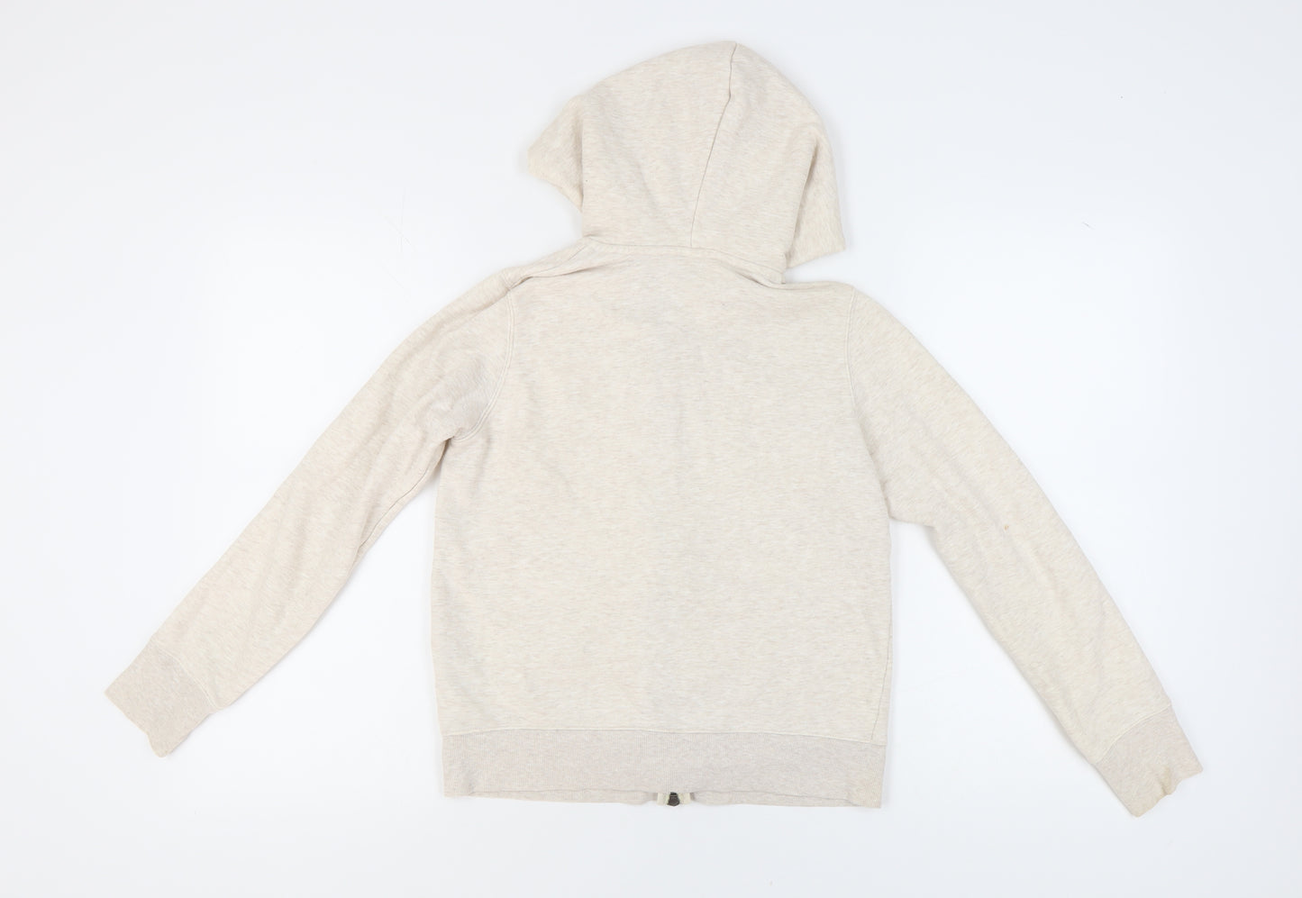 UNIQLO Women's Beige Full Zip Hoodie - Size S