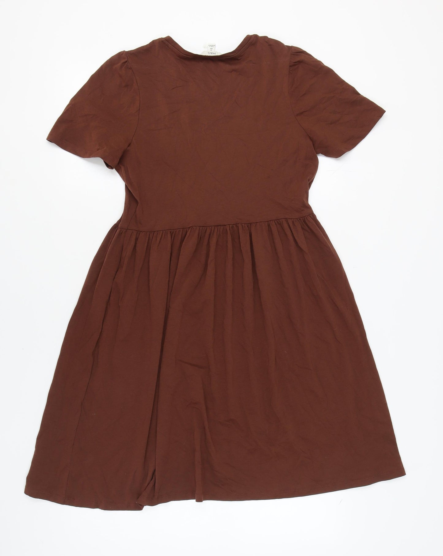 Marks and Spencer Women's Brown A-Line Dress Size 10