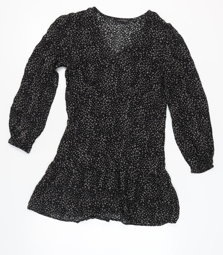 Dorothy Perkins Women's Black Long Sleeve Dress, Size 10