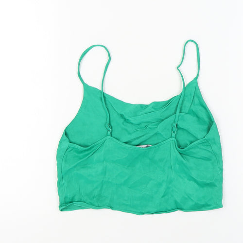 Zara Women's Green Camisole Tank Top S