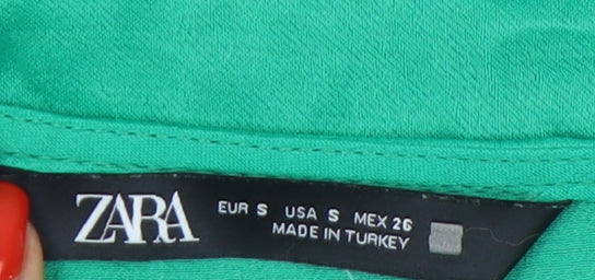 Zara Women's Green Camisole Tank Top S