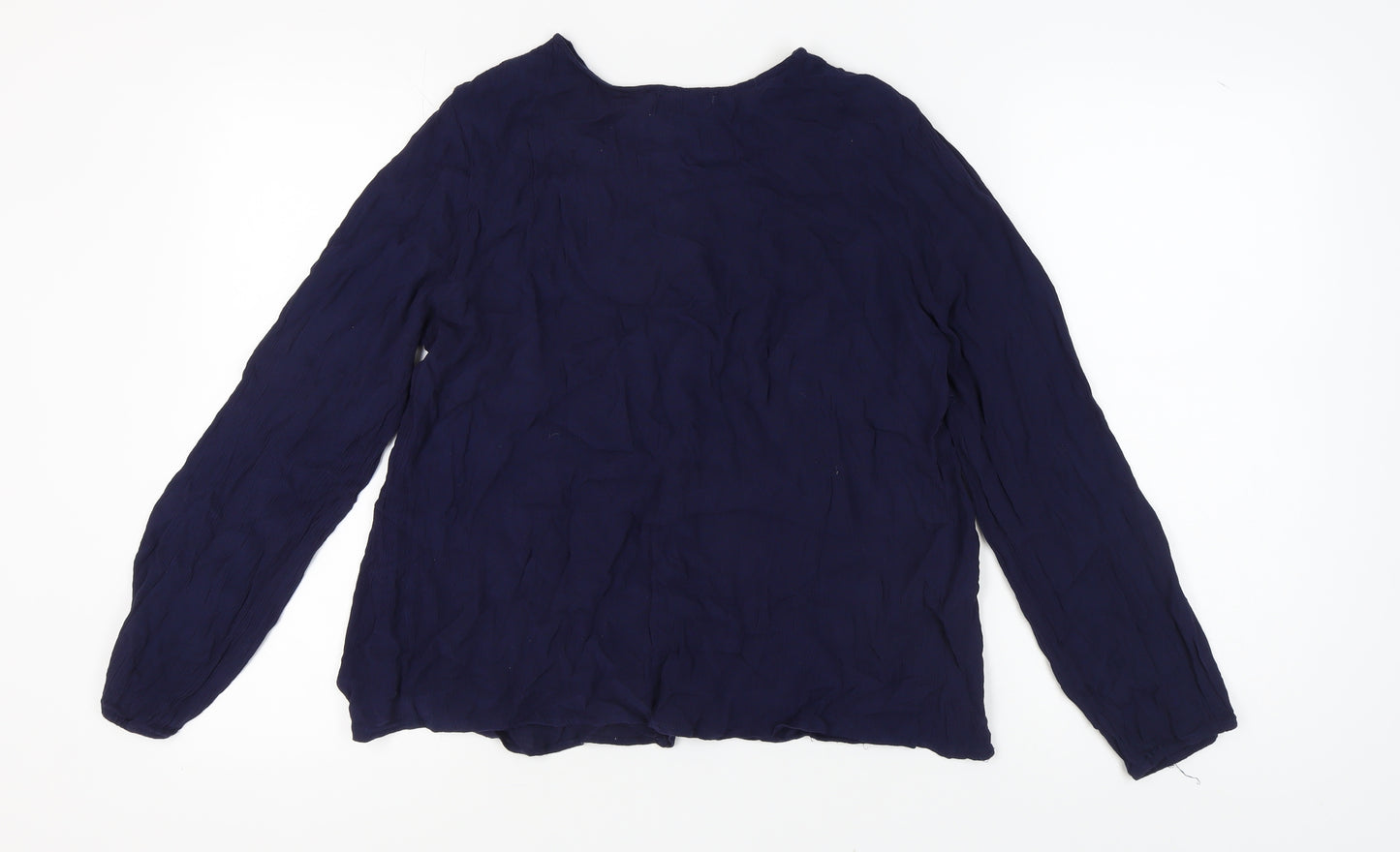 Apricot Women's Blue Embroidered Tunic Blouse Size 10