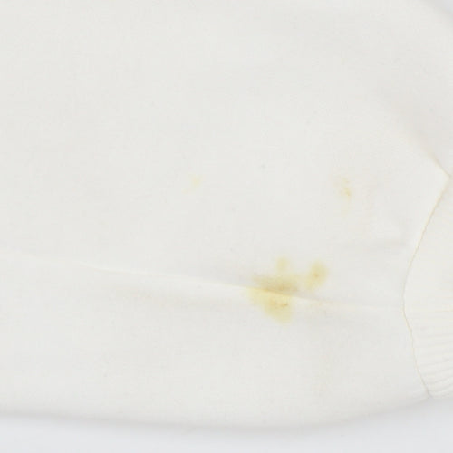Stradivarius Women's Ivory Pullover Sweatshirt XS