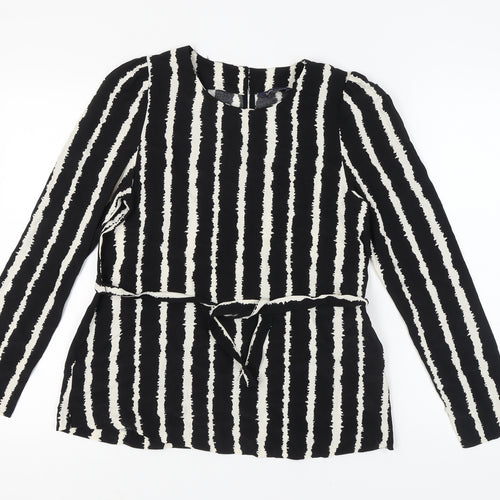 Marks and Spencer Women's Striped Tunic Blouse Size 8 Regular