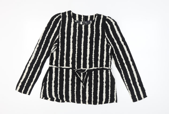 Marks and Spencer Women's Striped Tunic Blouse Size 8 Regular