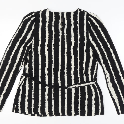 Marks and Spencer Women's Striped Tunic Blouse Size 8 Regular