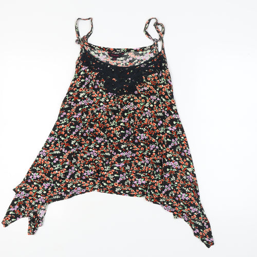 Simply Be Floral Camisole Tank Top, Women, Multicoloured, Size 18