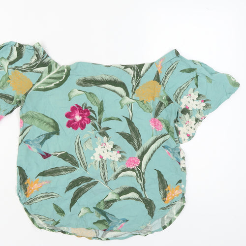 Vero Moda Women's Multicoloured Floral Blouse Off Shoulder M