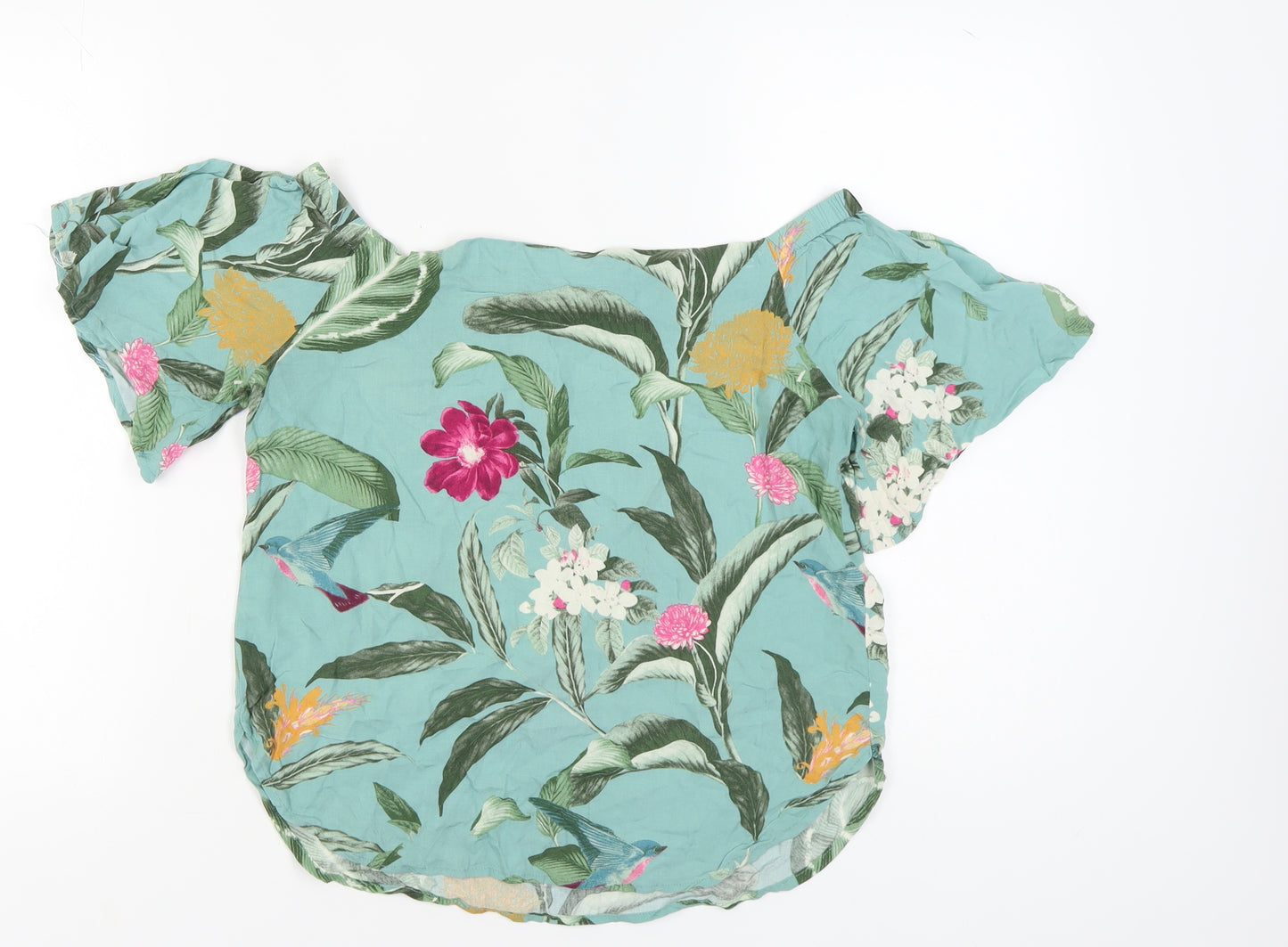 Vero Moda Women's Multicoloured Floral Blouse Off Shoulder M
