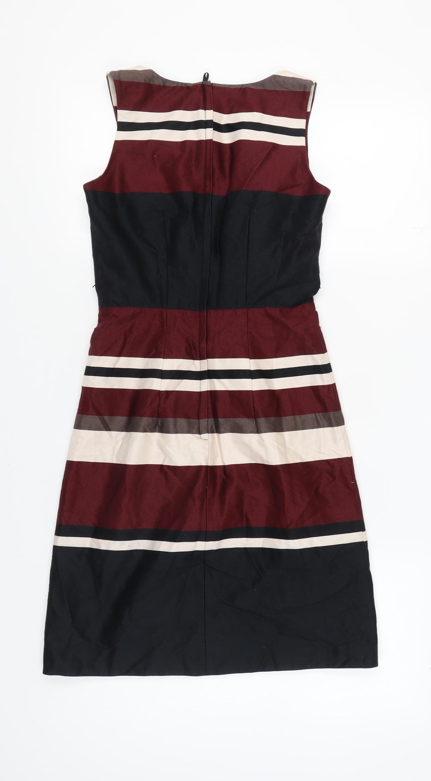 H&M Women's Multicoloured Striped Dress Size 6