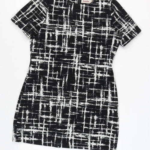 Louche Women's Black Geometric Dress Size 14