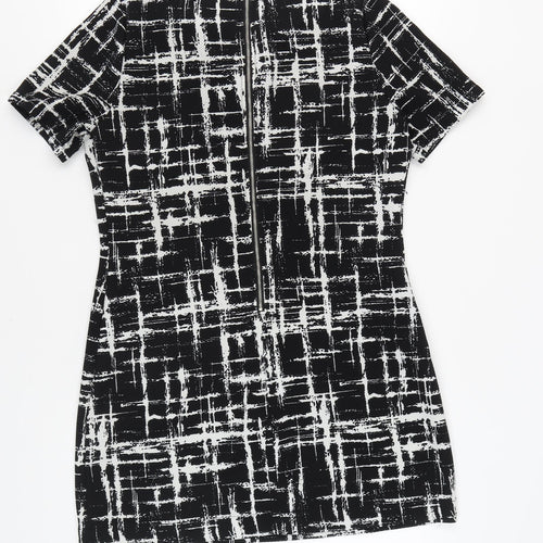 Louche Women's Black Geometric Dress Size 14