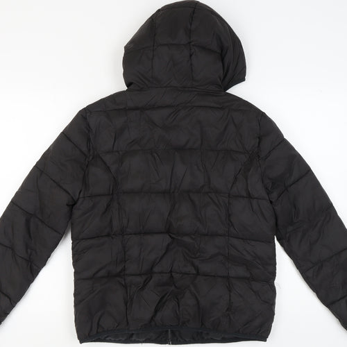Miss Selfridge Women's Black Puffer Jacket Size 14