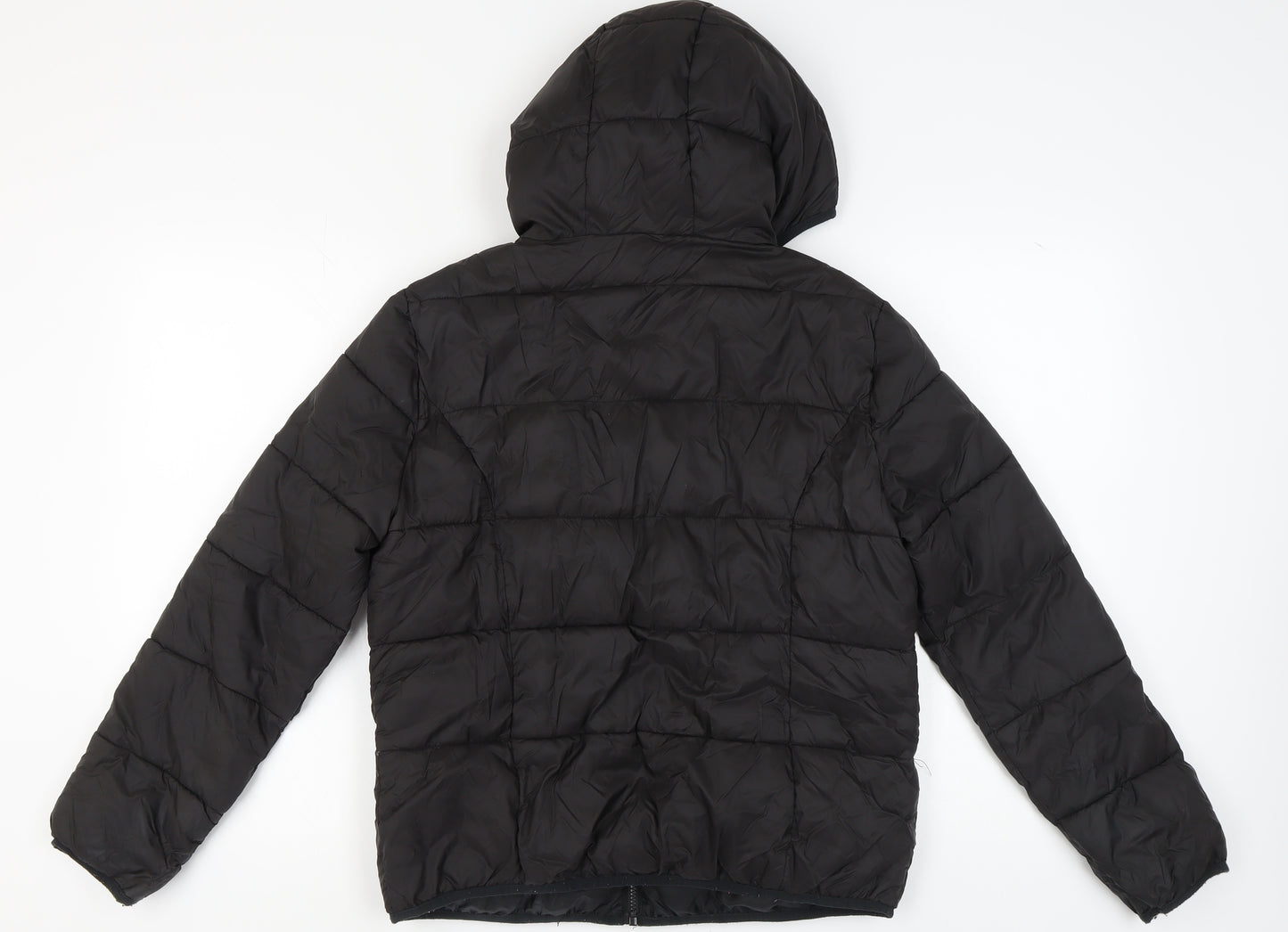 Miss Selfridge Women's Black Puffer Jacket Size 14