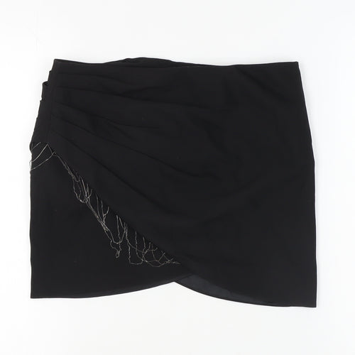 bebe Women's Black Short Skirt - Size 6, Elegant & Versatile