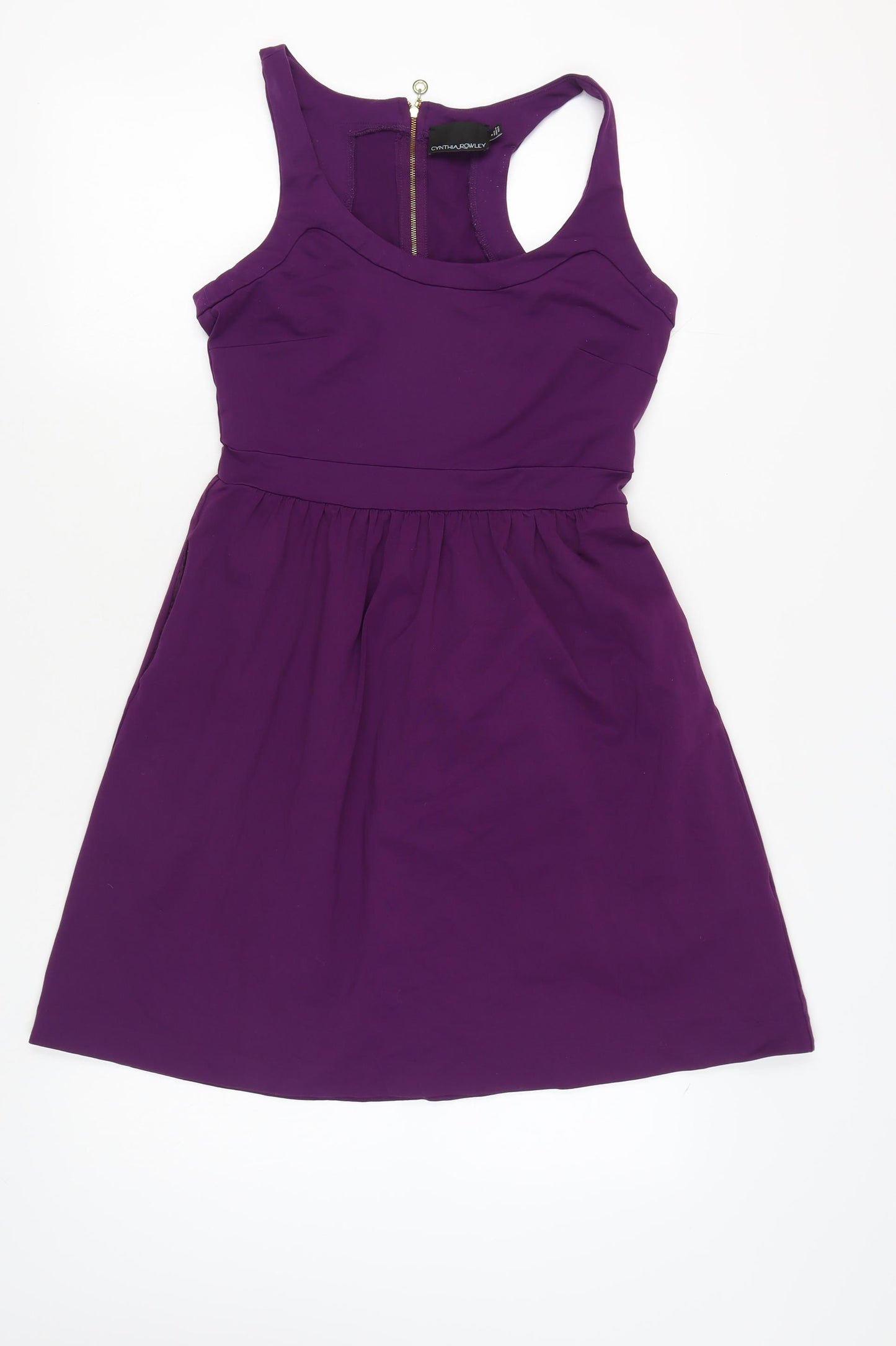 Cynthia Rowley Purple Sleeveless Women's Dress M