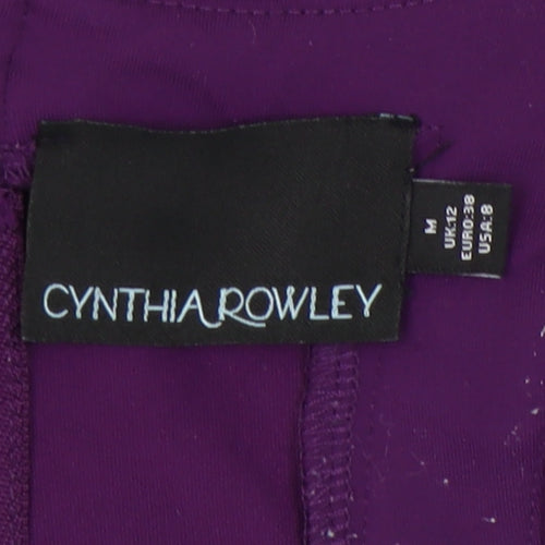 Cynthia Rowley Purple Sleeveless Women's Dress M