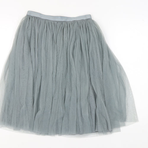 Needle & Thread Women's Grey Tutu Midi Skirt Size 10
