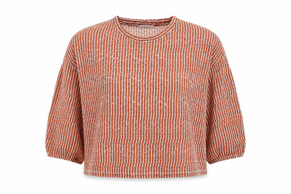 Front view of Marks & Spencer Women's Red Mix Top