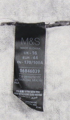 Marks & Spencer Women's Multicoloured Floral Open Front Cardigan