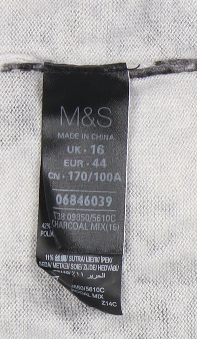 Marks & Spencer Women's Multicoloured Floral Open Front Cardigan