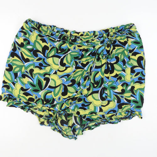 Yours Women's Multicoloured Floral Plus Size Shorts