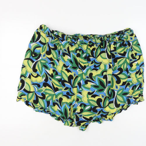 Yours Women's Multicoloured Floral Plus Size Shorts