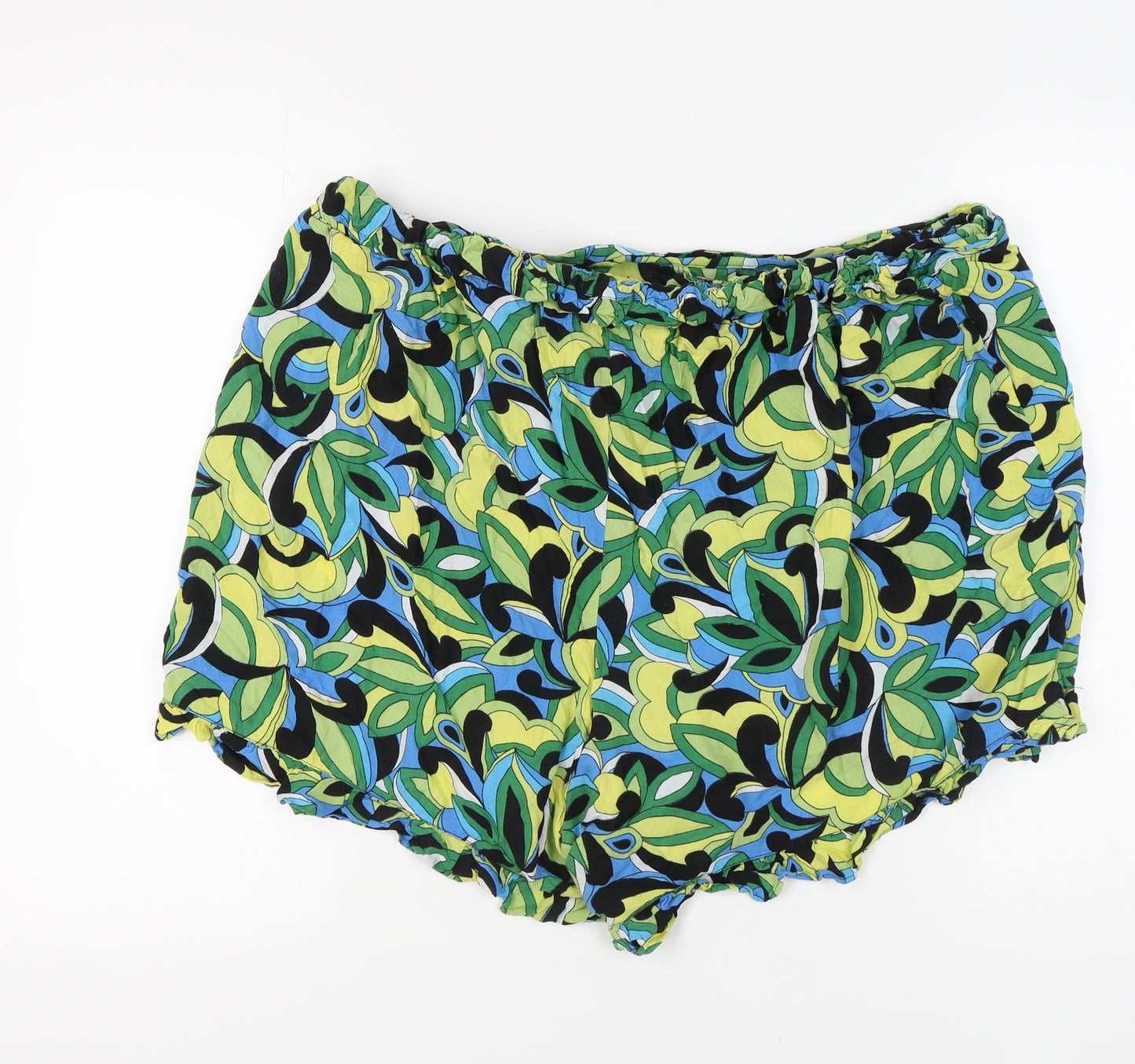 Yours Women's Multicoloured Floral Plus Size Shorts