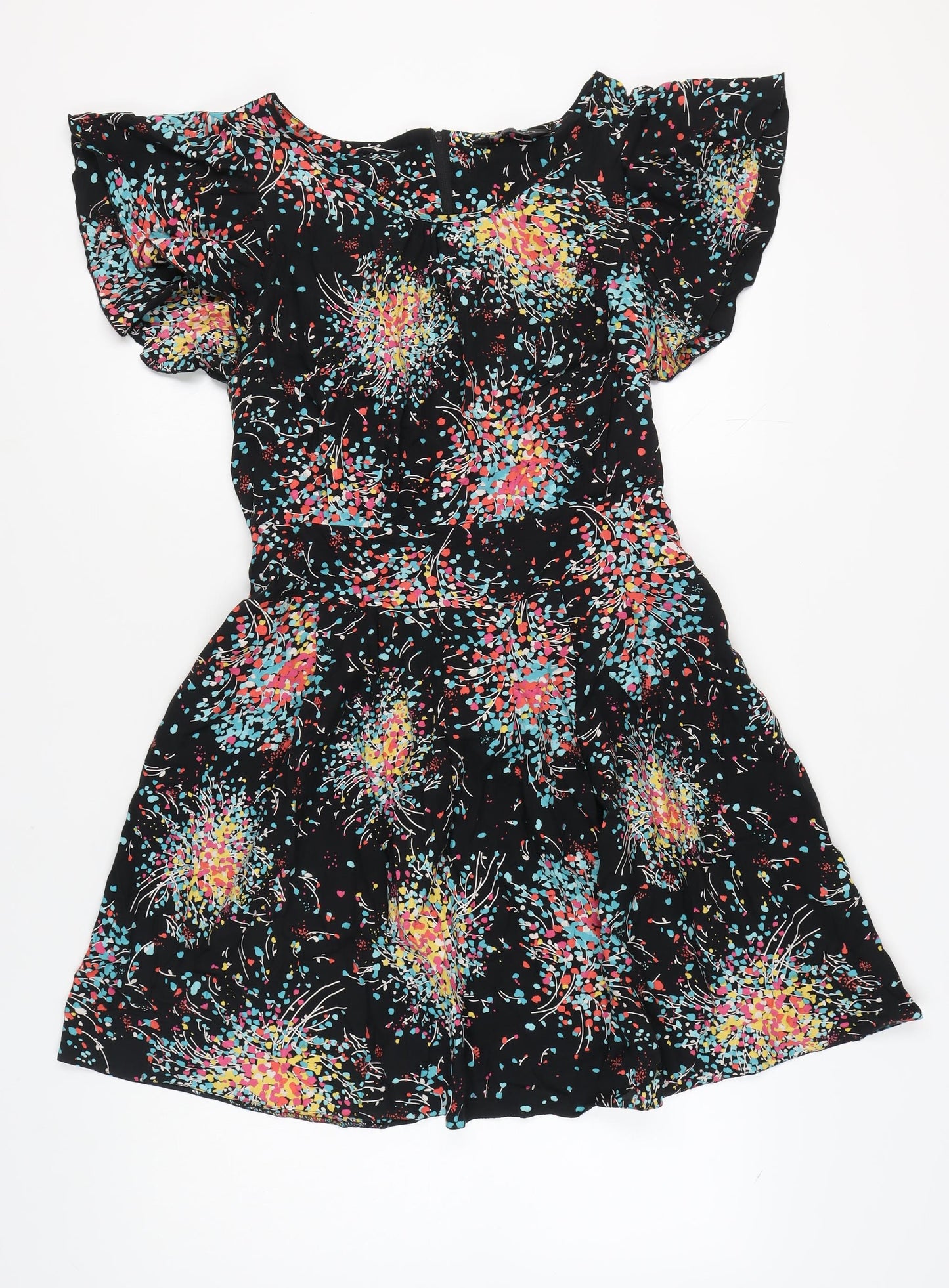 Dorothy Perkins Women's Multicoloured Floral Dress Size 18