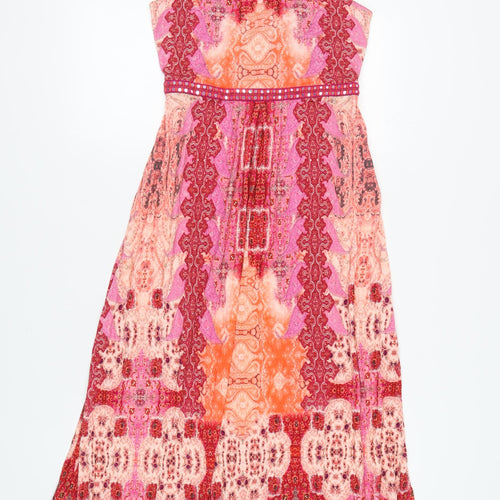 Monsoon Women's Multicoloured A-Line Midi Dress