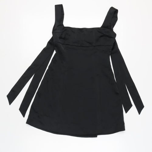 Light Before Dark Women's Black Slip Dress S