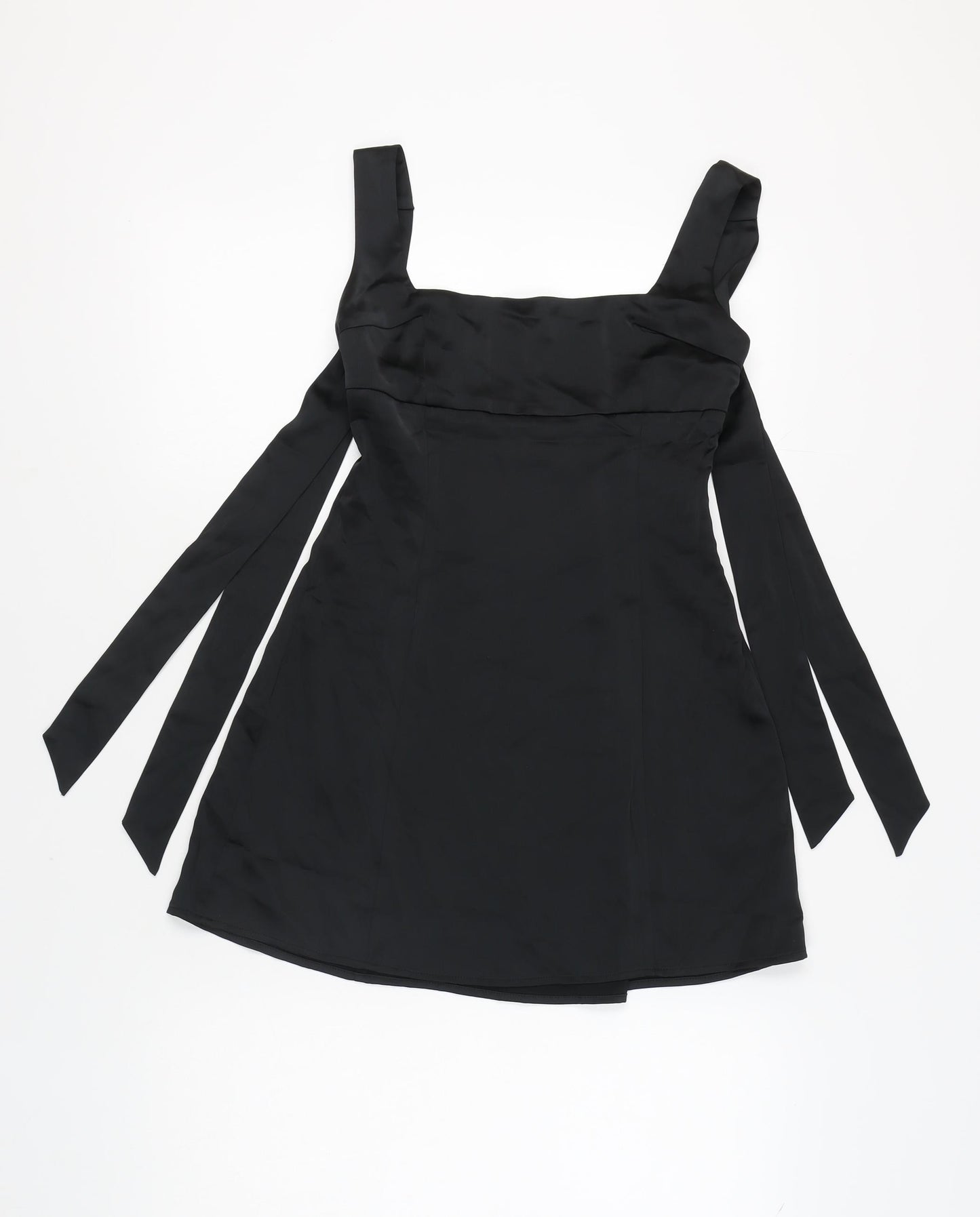 Light Before Dark Women's Black Slip Dress S