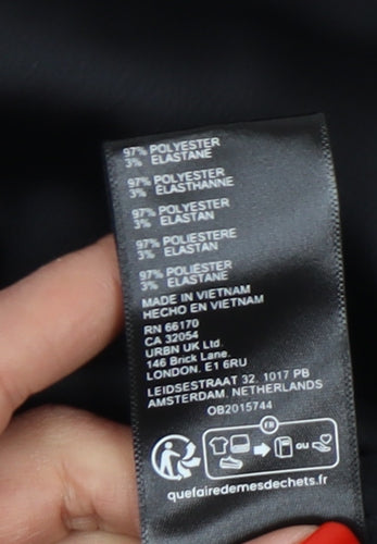 Light Before Dark Women's Black Slip Dress S