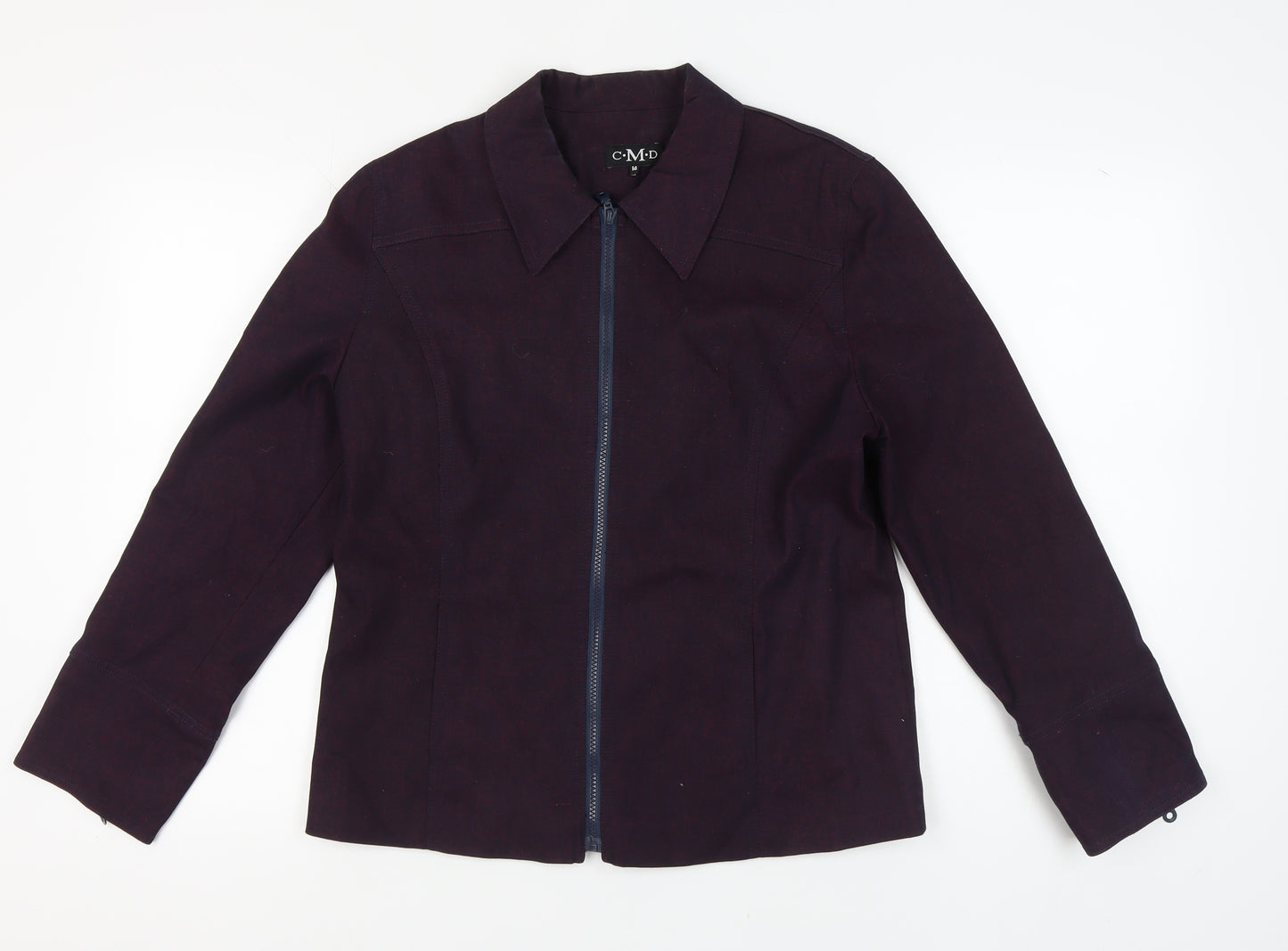 C-M-D Women's Purple Biker Jacket, Size 14