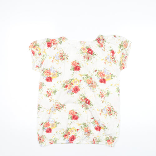 New Look Women's Floral Multicoloured Blouse Size 12
