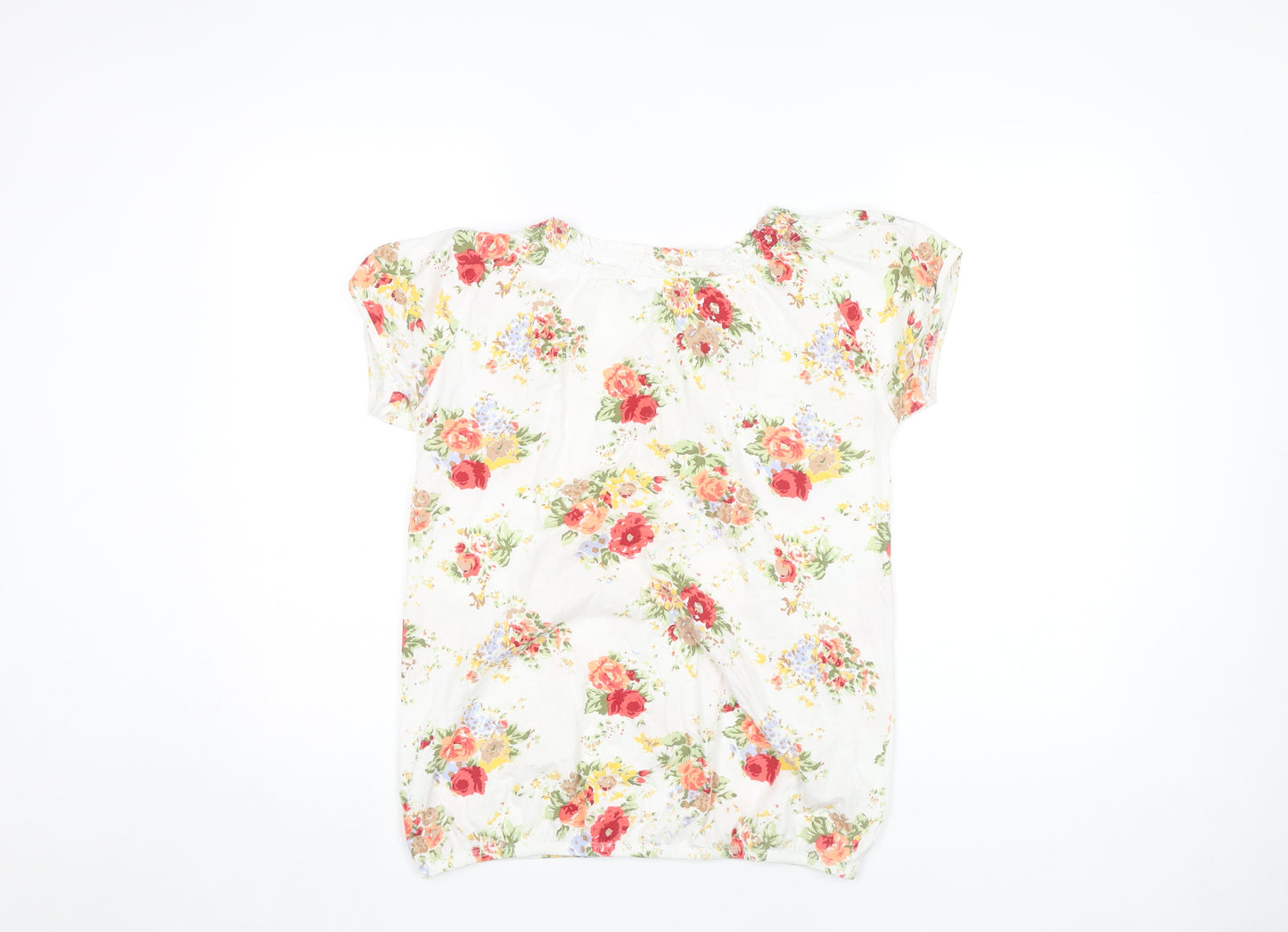 New Look Women's Floral Multicoloured Blouse Size 12
