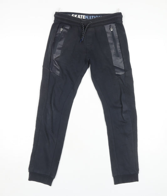 C&A Boys Black Jogger Trousers 11 Years