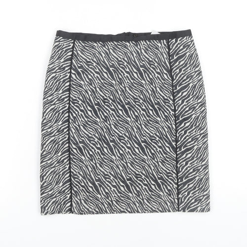H&M Women's Animal Print Pencil Skirt, Size 4