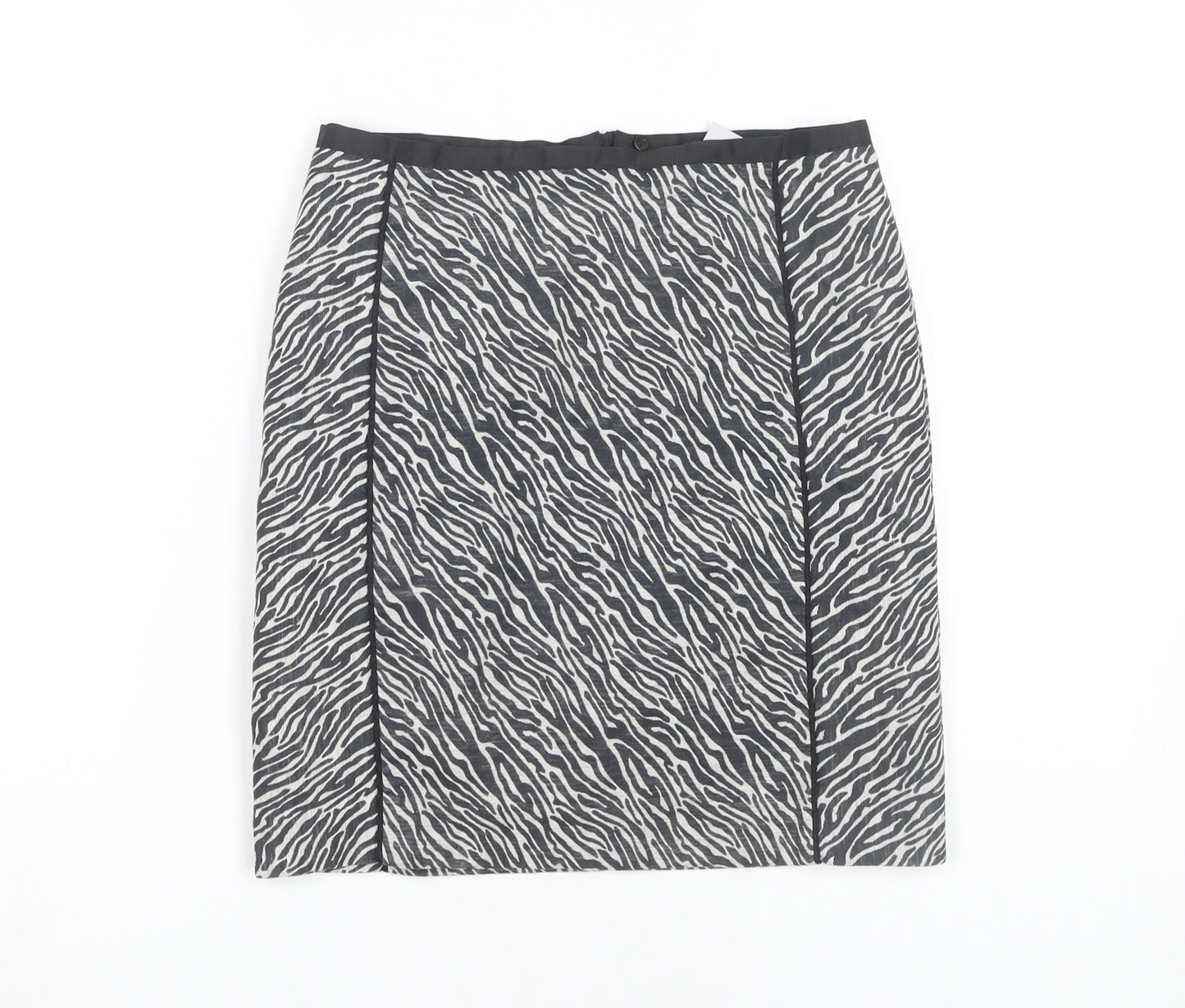 H&M Women's Animal Print Pencil Skirt, Size 4