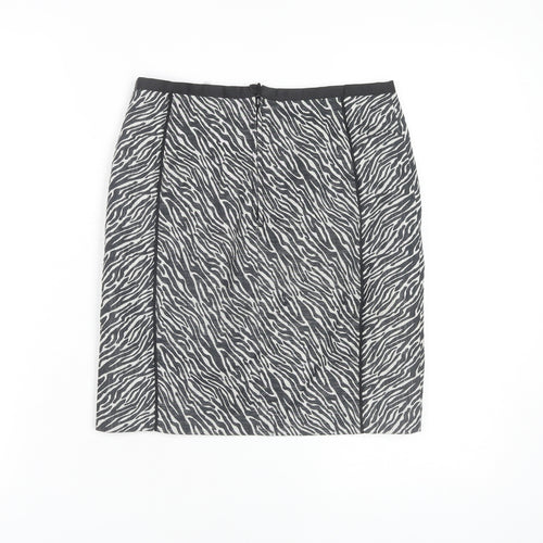 H&M Women's Animal Print Pencil Skirt, Size 4