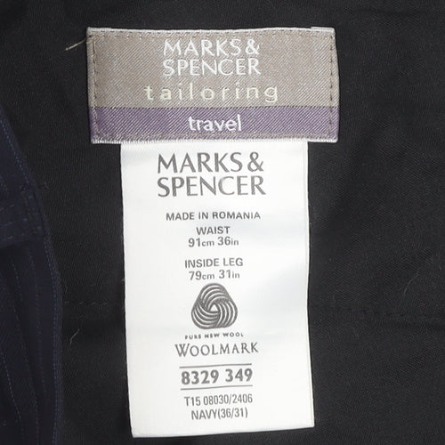 Marks & Spencer Men's Navy Dress Pants Size 36